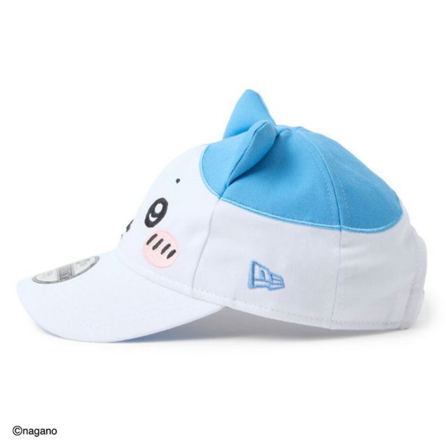 ニューエラ キッズ キャップ ちいかわ NEW ERA Child 9TWENTY ハチワレ 14864499 ホワイト ラディアントブルー 帽子 子供用 2歳〜6歳 クロスストラップ サイズ調整 カーブドバイザー コットン キャップ