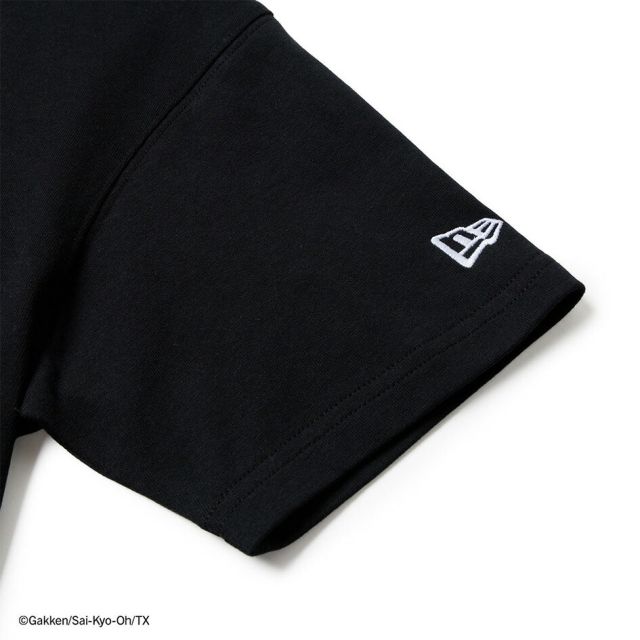 ニューエラ キッズ 最強王図鑑 ティラノサウルス 半袖 Tシャツ ブラック NEW ERA Youth コットン 130 140 150 男の子 小学生 恐竜 アニメ コラボ 14857946 YTH SS CT TEE SAI-KYO-OH メール便