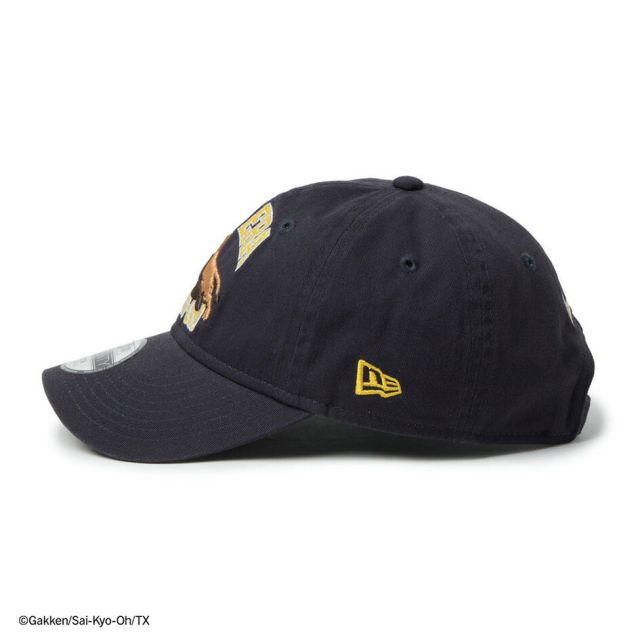 ニューエラ キッズ 最強王図鑑 ティラノサウルス 9TWENTY キャップ カーキ NEW ERA Youth コットン クロスストラップ 帽子 小学生 恐竜 アニメ コラボ 14857674 YTH920 SAI-KYO-OH