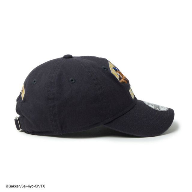 ニューエラ キッズ 最強王図鑑 ティラノサウルス 9TWENTY キャップ カーキ NEW ERA Youth コットン クロスストラップ 帽子 小学生 恐竜 アニメ コラボ 14857674 YTH920 SAI-KYO-OH