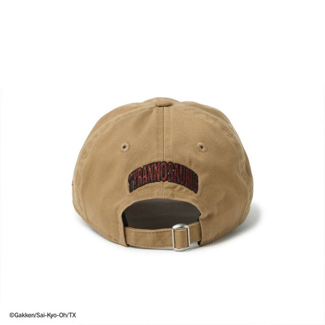 ニューエラ キッズ 最強王図鑑 ティラノサウルス 9TWENTY キャップ カーキ NEW ERA Youth コットン クロスストラップ 帽子 小学生 恐竜 アニメ コラボ 14857674 YTH920 SAI-KYO-OH