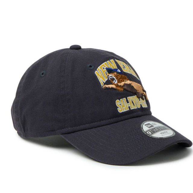 ニューエラ キッズ 最強王図鑑 ティラノサウルス 9TWENTY キャップ カーキ NEW ERA Youth コットン クロスストラップ 帽子 小学生 恐竜 アニメ コラボ 14857674 YTH920 SAI-KYO-OH