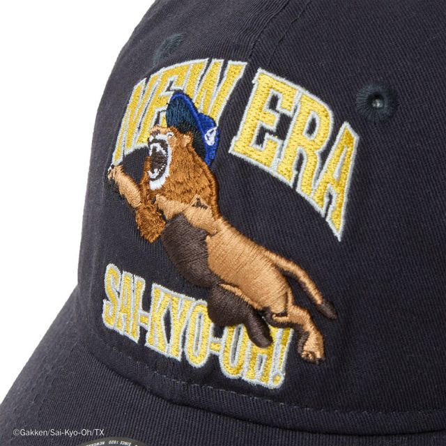 ニューエラ キッズ 最強王図鑑 ティラノサウルス 9TWENTY キャップ カーキ NEW ERA Youth コットン クロスストラップ 帽子 小学生 恐竜 アニメ コラボ 14857674 YTH920 SAI-KYO-OH