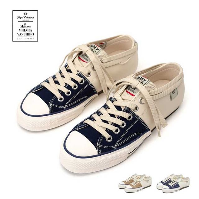ナイジェル ケーボン メゾン ミハラヤスヒロ コラボ スニーカー Nigel Cabourn  MIHARA YASUHIRO SPLIT SNEAKER  スプリットスニーカー [220413]