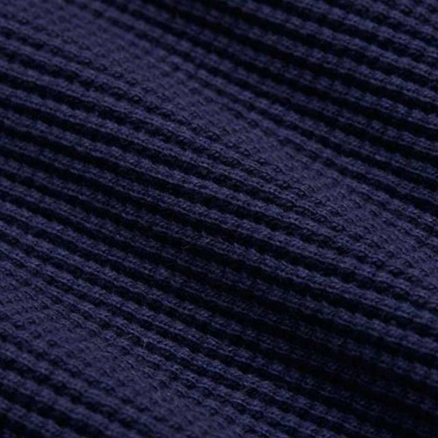 ナイジェルケーボン セーター Nigel Cabourn 80490020025 タートルネック ワッフル TURTLE NECK WAFFLE ネイビー メンズ (241129)