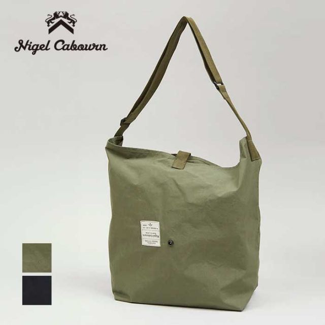 ナイジェルケーボン ショルダーバッグ Nigel Cabourn 24FW 61004 MULTI BAG C/N WEATHER マルチバッグ コットンナイロン ウェザークロス コットン ナイロン 日本製 ブラック グリーン エコバッグ サブバッグ メンズ レディース ユニセックス コンパクト 折りたたみ  (240125)