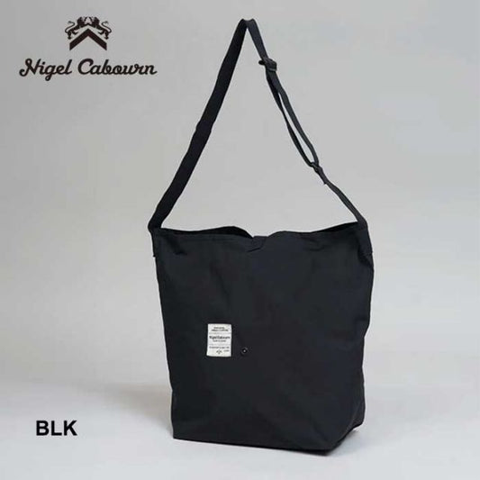 ナイジェルケーボン ショルダーバッグ Nigel Cabourn 24FW 61004 MULTI BAG C/N WEATHER マルチバッグ コットンナイロン ウェザークロス コットン ナイロン 日本製 ブラック グリーン エコバッグ サブバッグ メンズ レディース ユニセックス コンパクト 折りたたみ  (240125)