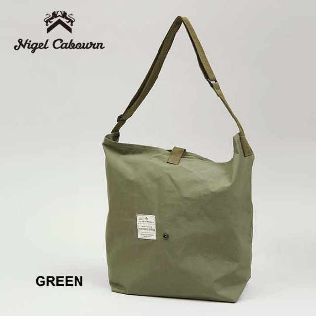 ナイジェルケーボン ショルダーバッグ Nigel Cabourn 24FW 61004 MULTI BAG C/N WEATHER マルチバッグ コットンナイロン ウェザークロス コットン ナイロン 日本製 ブラック グリーン エコバッグ サブバッグ メンズ レディース ユニセックス コンパクト 折りたたみ  (240125)