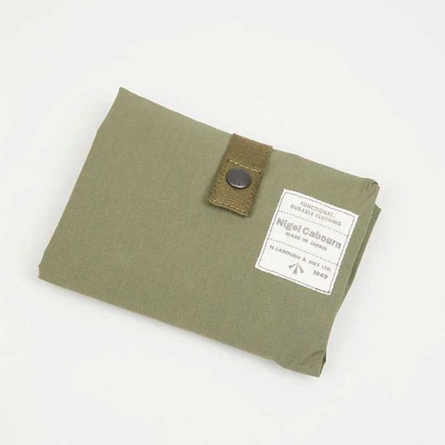 ナイジェルケーボン ショルダーバッグ Nigel Cabourn 24FW 61004 MULTI BAG C/N WEATHER マルチバッグ コットンナイロン ウェザークロス コットン ナイロン 日本製 ブラック グリーン エコバッグ サブバッグ メンズ レディース ユニセックス コンパクト 折りたたみ  (240125)