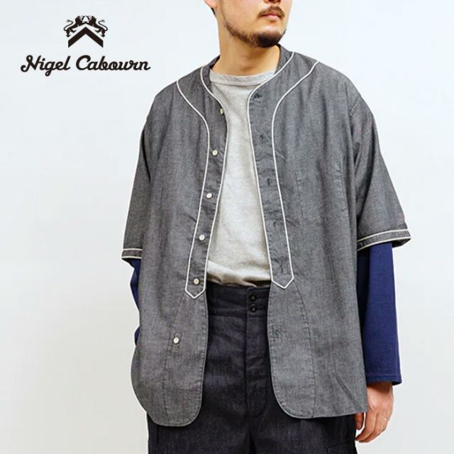 NIGEL CABOURN BASEBALL SHIRT S/S TYPE2