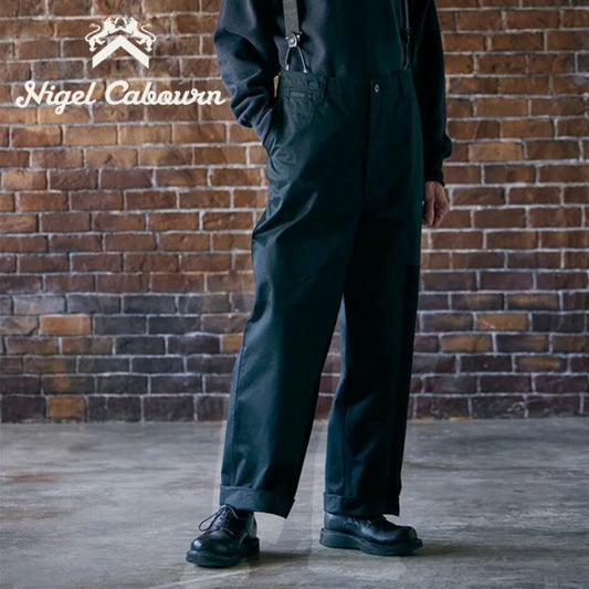 ナイジェルケーボン Nigel Cabourn 805110050120 NEW BASIC CHINO  （ニューベーシックチノ ブラック）ヴィンテージチノクロス「ウェポン」採用 日本製 双糸使いの艶やかな質感を持つチノパンツ 2025AW MAIN LINE メンズ (250828)