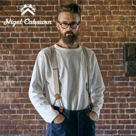 ナイジェルケーボン Nigel Cabourn 80510020060 USMC ロングスリーブ 7.8オンス 40s USMC ロングスリーブ 日本製 丸胴仕様 ヘビーウェイトカットソー メンズ 2025AW (250919)