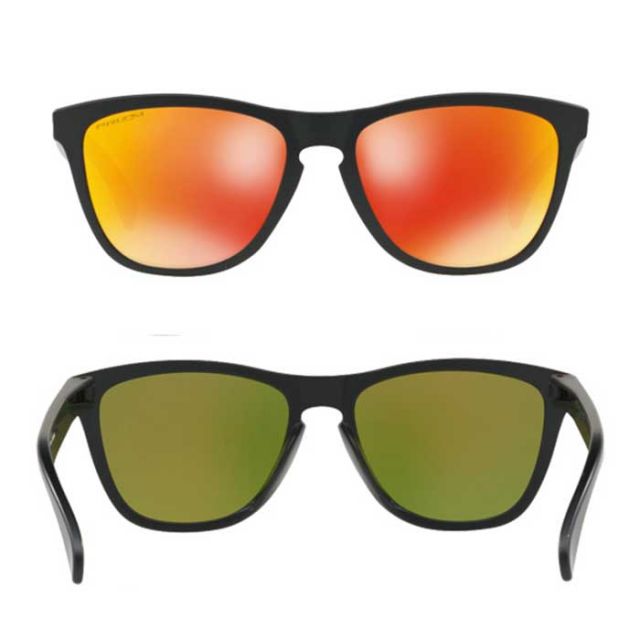 オークリー フロッグスキン アジアンフィット サングラス OAKLEY 924563 FROGSKINS(A) M.BK/P.RUB プリズムレンズ [201119]