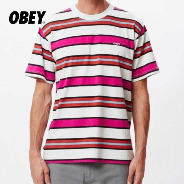 OBEY 131080315 VALENCIA STRIPE TEE