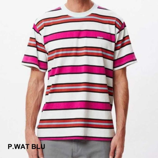 OBEY 131080315 VALENCIA STRIPE TEE