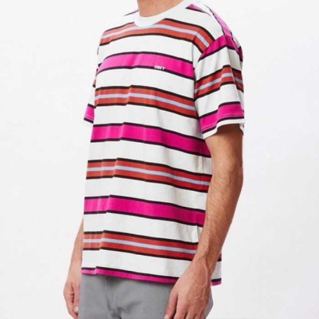 OBEY 131080315 VALENCIA STRIPE TEE