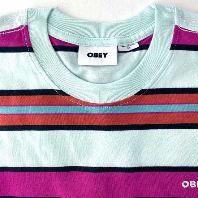 OBEY 131080315 VALENCIA STRIPE TEE