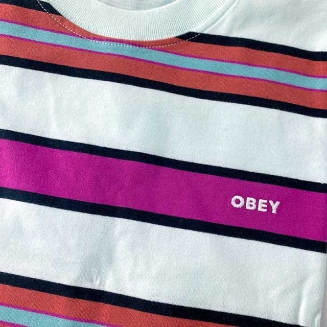 OBEY 131080315 VALENCIA STRIPE TEE