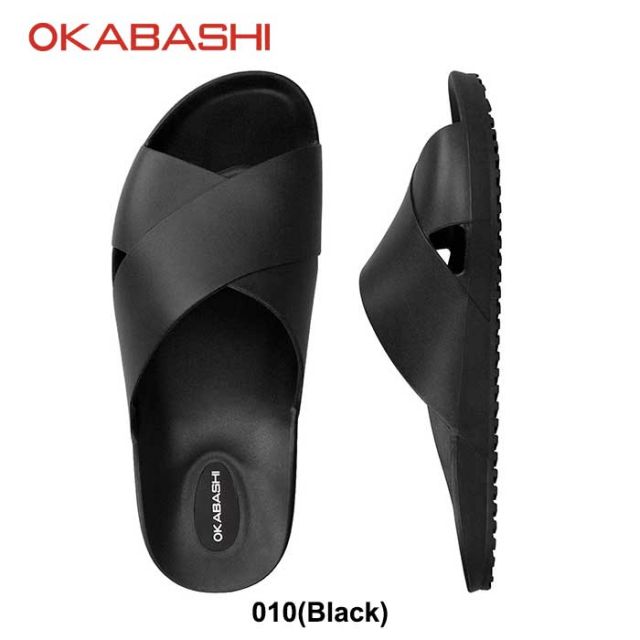 オカバシ サンダル OKABASHI 正規品 メンズ レディース ユニセックス O-80501 Maddox スライドサンダル 軽量 春夏 オールシーズン リサイクル ブラック ブラウン ピンク イエロー 23.0cm - 28.0cm リカバリーサンダル (240708)