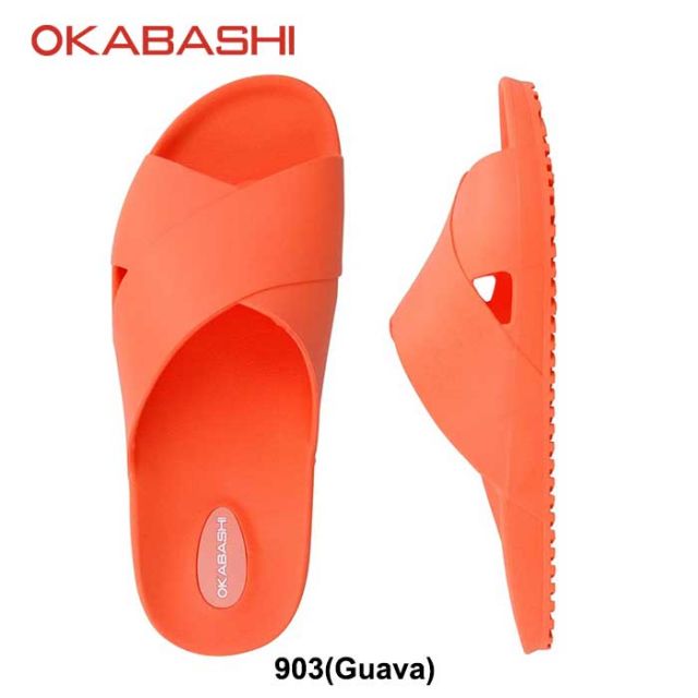 オカバシ サンダル OKABASHI 正規品 メンズ レディース ユニセックス O-80501 Maddox スライドサンダル 軽量 春夏 オールシーズン リサイクル ブラック ブラウン ピンク イエロー 23.0cm - 28.0cm リカバリーサンダル (240708)
