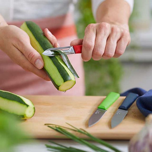 オピネル ナイフセット OPINEL (41594) エッセンシャル+トリオセット　ペティナイフ ペティナイフ波刃 ピーラー メール便