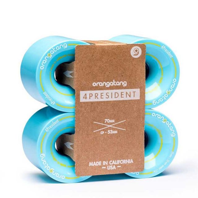 オランガタンウィール 4PRESIDENT 4プレジデント ［70mm］ skateboard スケートボード ロンスケ sk8 lsk8  ソフトウィール