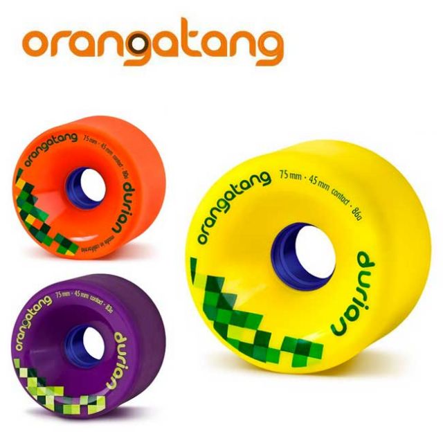 オランガタンウィール DURIAN ドリアン ［75mm］ skateboard スケートボード ロンスケ sk8 lsk8  ソフトウィール