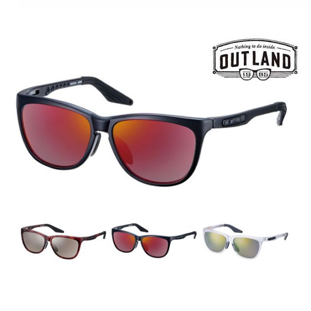 アウトランド バータラ 偏光 サングラス OUTLAND BAATARA ユニセックス ミラーレンズ UVカット 釣り フィッシング 登山 ハイキング 軽量フレーム OL-101 / OL-102 / OL-103 (240317)