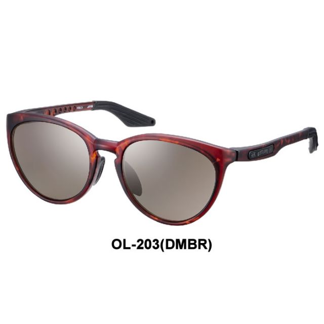 OUTLAND サングラス COLCA  偏光サングラス メンズ レディース ユニセックス ブラック レッドシャドーミラー スモーク フィッシング アウトドア 軽量フレーム 山本光学 山登り 釣り ハイキング 明るいレンズ アウトランド OL-202