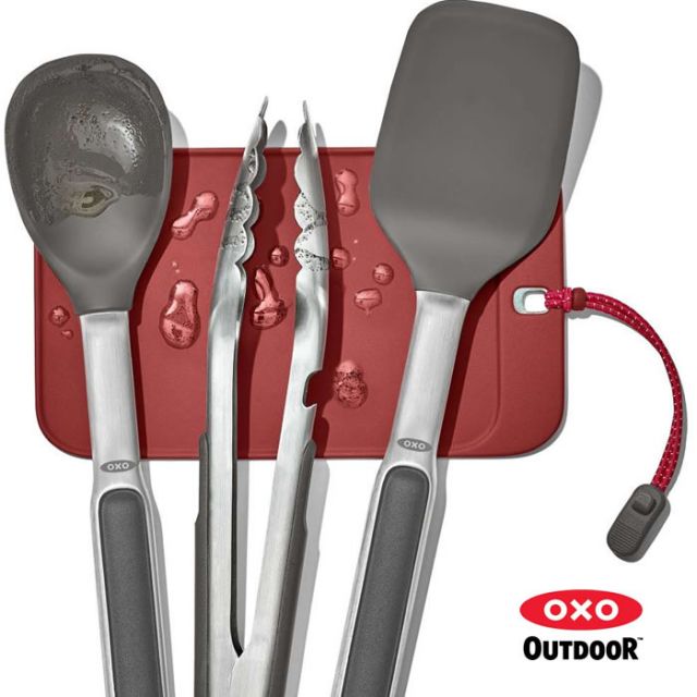 OXO 4-PIECE CAMP STOVE COOKING SET