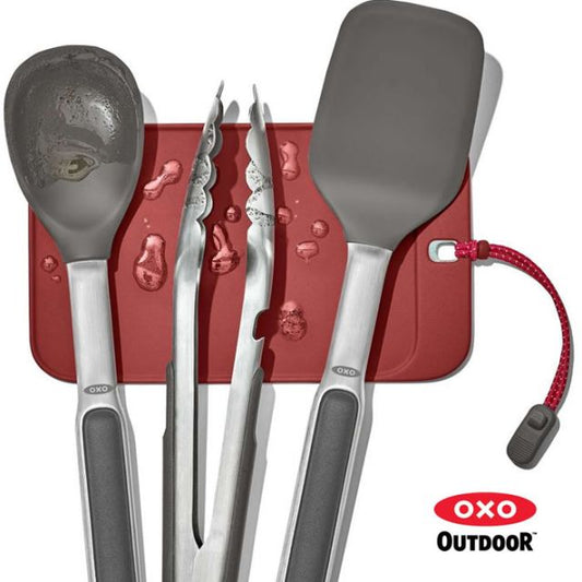 OXO 4-PIECE CAMP STOVE COOKING SET