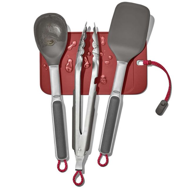 OXO 4-PIECE CAMP STOVE COOKING SET