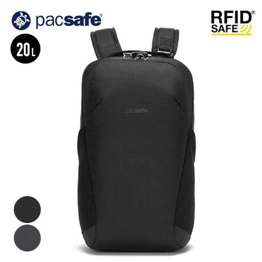 パックセーフ トラベル リュック pacsafe 12970352 バイブ 20 バックパック デイパック バッグ 旅行 盗難防止 社会人 新生活 通学 プレゼント (240209)