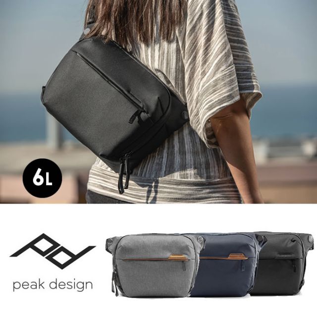 ピークデザイン エブリデイスリング 6L Peak Design ( BEDS-6-BK/-2 / BEDS-6-AS-2 / BEDS-6-MN-2 ) ミラーレスカメラバッグ ボディバッグ [0105]