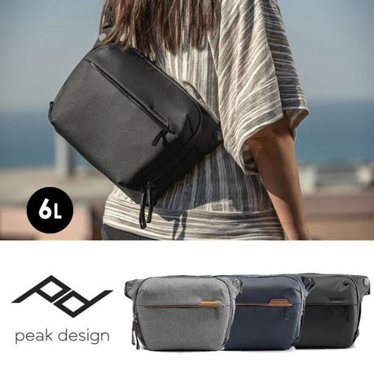 ピークデザイン エブリデイスリング 6L Peak Design ( BEDS-6-BK/-2 / BEDS-6-AS-2 / BEDS-6-MN-2 ) ミラーレスカメラバッグ ボディバッグ [0105]