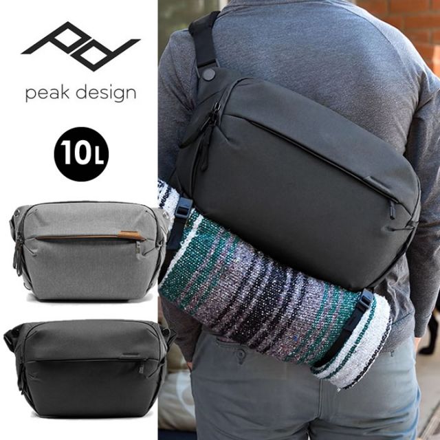 ピークデザイン エブリデイスリング 10L Peak Design ( BEDS-10-BK-2 / BEDS-10-AS-2 ) ミラーレスカメラバッグ ボディバッグ [0105]
