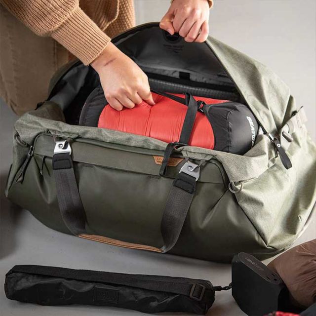 ピークデザイン ダッフルバッグ トラベル ダッフル 65L Peak Design BTRD-65-BK-1/BTRD-65-SG-1  旅行[230317]