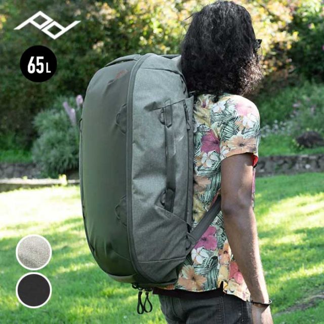 ピークデザイン カメラバッグ トラベルダッフルパック 65L Peak Design BTRDP-65-BK-1 / BTRDP-65-SG-1 リュック 旅行 [230317]
