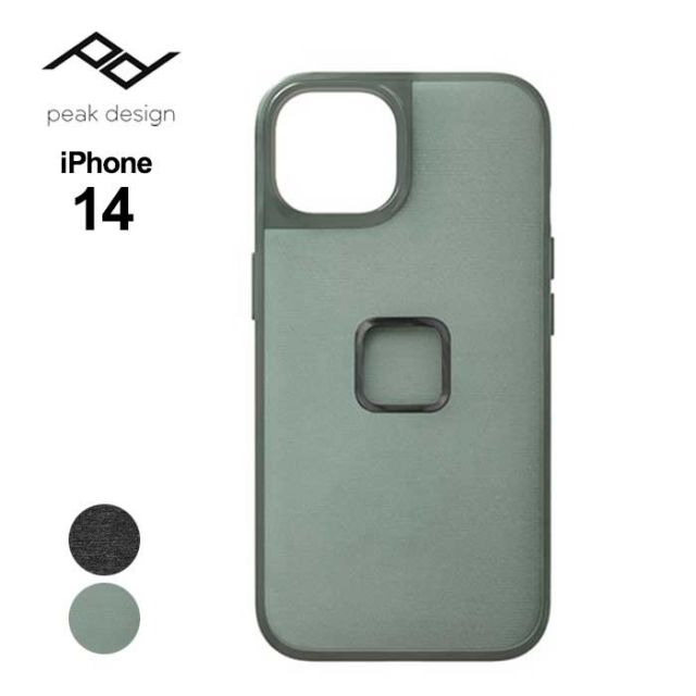 ピークデザイン エブリデイ ケース iPhone14 ケース Peak Design M-MC-AX-CH-1/SG-1 スマホケースメール便 (231107)