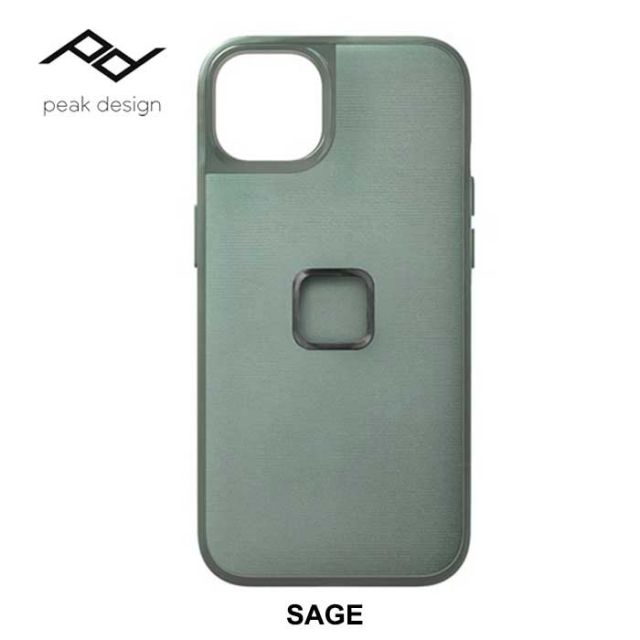 ピークデザイン エブリデイケース iPhone14Plus ケース Peak Design M-MC-BA-CH-1/SG-1 スマホケースメール便 (231107)