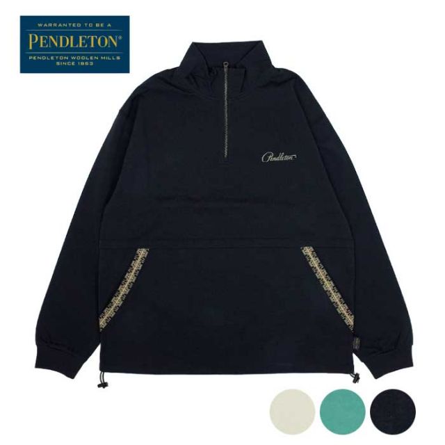 PENDLETON PWM SOLOTEX HALF ZIP PO
