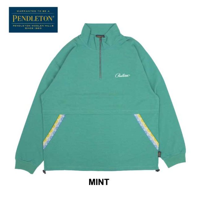 PENDLETON PWM SOLOTEX HALF ZIP PO