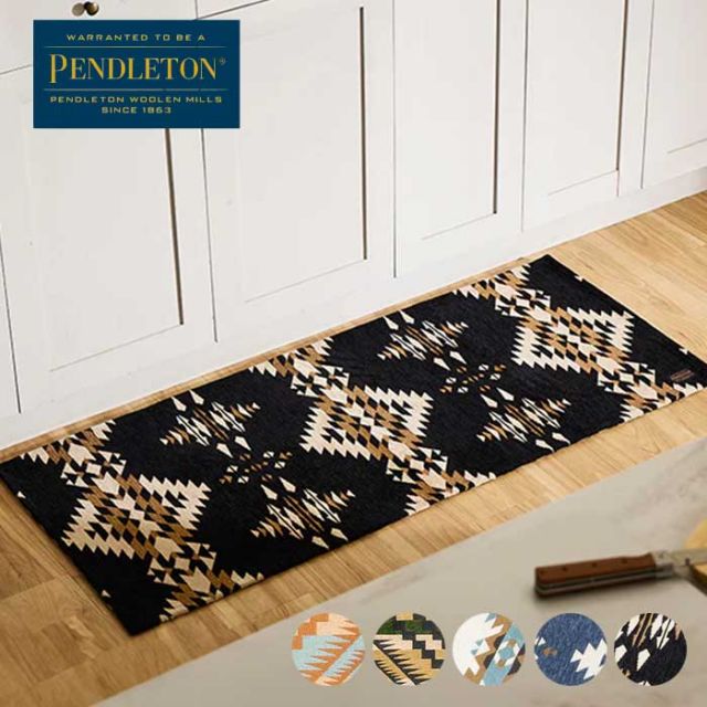 ペンドルトン キッチンマットM PENDLETON 結婚祝い 新築祝い 引っ越し祝い (19804260) PWM Kitchen Middle Mat インテリア キャンプ アウトドア ラグマット ラグ 滑り止め付き 敷物 おしゃれ ギフト [230918]