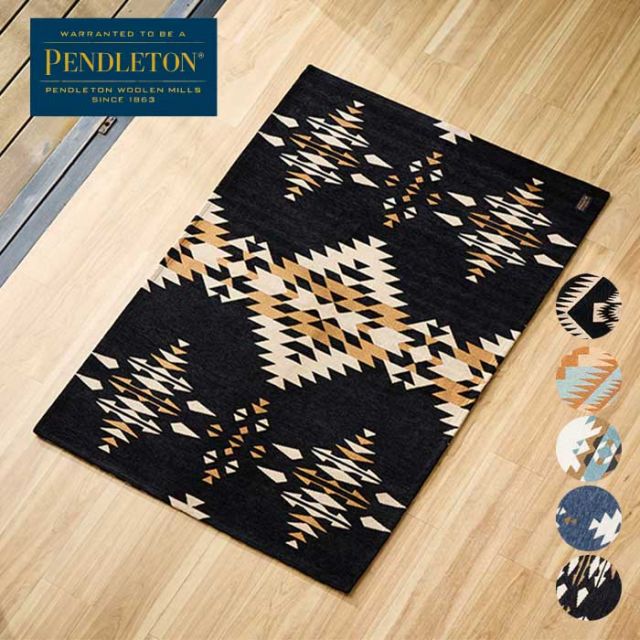 ペンドルトン キッチンマット L PENDLETON (19804261) PWM Kitchen Large Mat インテリア キャンプ アウトドア ラグマット ラグ 滑り止め付き 敷物 おしゃれ ギフト (240317)