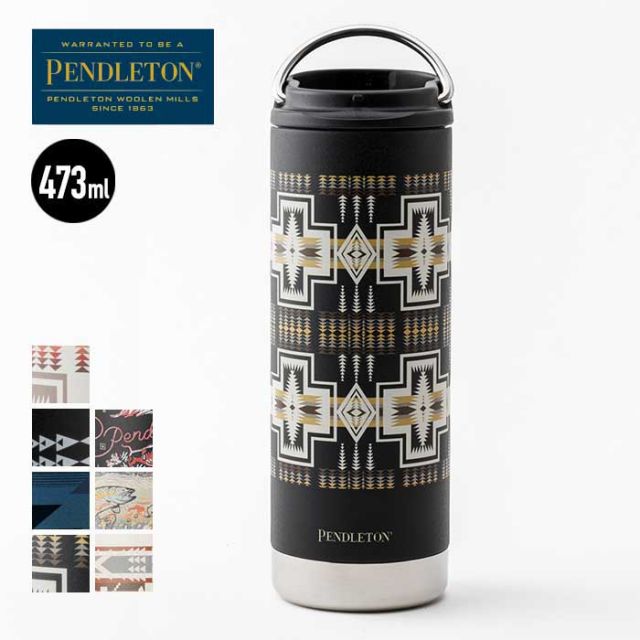 ペンドルトン クリーンカンティーン 水筒 16oz 473ml pendleton 19807369 PWM KK TKwideBottle 保冷 保温 食洗機使用可 ステンレススチール 結婚祝い 新築祝い 引っ越し祝い (240429)