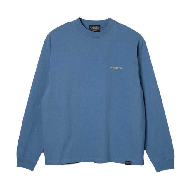 ペンドルトン ロンt PENDLETON 長袖 19807029 L/S BKPrint Tee メンズ レディース ユニセックス ブラック ブルー カーキ ホワイト S M L ジャパンフィット コットン オールシーズン メール便 (240908)