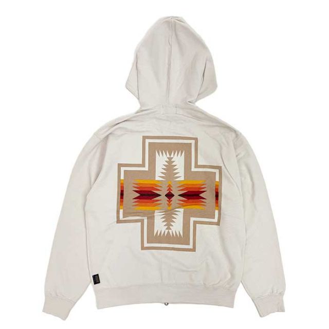 PENDLETON FT BK PRINT ZIP ﾌｰﾃﾞｨ