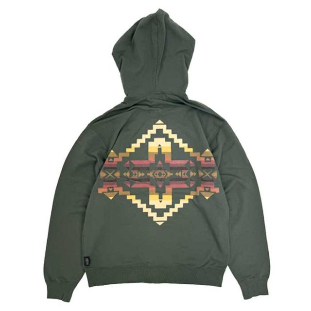 PENDLETON FT BK PRINT ZIP ﾌｰﾃﾞｨ