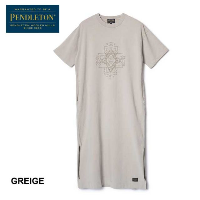 PENDLETON S/S PGM EMB DRESS