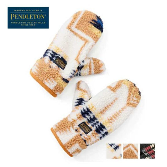 ペンドルトン 手袋 ボアミトン PENDLETON メンズ レディース ユニセックス 19807212 Boa Mitten 秋冬 ベージュ ホワイト ブラック プレゼント ギフト スマホ操作 (240926)